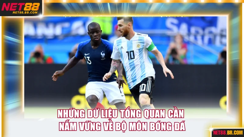 Những dữ liệu tổng quan cần nắm vững về bộ môn bóng đá